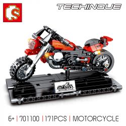 SEMBO 701100 non  MÔ HÌNH XE HARLEY bộ đồ chơi xếp lắp ráp ghép mô hình  TECHINQUE MOTORCYCLE Kỹ Thuật Công Nghệ Cao Mô Hình Phương Tiện 171 khối
