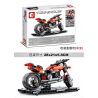 SEMBO 701100 non  MÔ HÌNH XE HARLEY bộ đồ chơi xếp lắp ráp ghép mô hình  TECHINQUE MOTORCYCLE Kỹ Thuật Công Nghệ Cao Mô Hình Phương Tiện 171 khối
