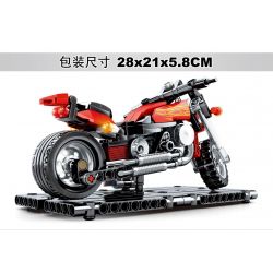 SEMBO 701100 non  MÔ HÌNH XE HARLEY bộ đồ chơi xếp lắp ráp ghép mô hình  TECHINQUE MOTORCYCLE Kỹ Thuật Công Nghệ Cao Mô Hình Phương Tiện 171 khối