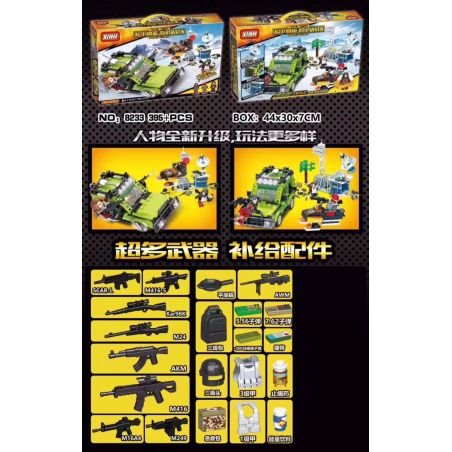 XINH 8233 non  LẤY CĂN CỨ KHÔNG GIAN bộ đồ chơi xếp lắp ráp ghép mô hình Movie & Game Phim Và Trò Chơi 395 khối