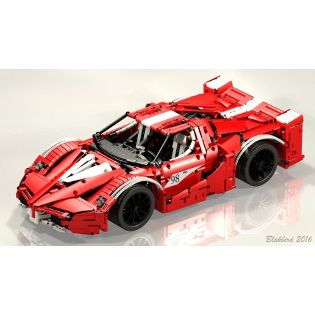MouldKing 13085 Mould King 13085 REBRICKABLE MOC-5889 5889 MOC5889 MOC-5902 5902 MOC5902 non  FERRARI FXX. bộ đồ chơi xếp lắp ráp ghép mô hình  FERRARI FXX SUPERCHARGED V12 Kỹ Thuật Công Nghệ Cao Mô Hình Phương Tiện 2175 khối