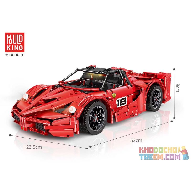 MouldKing 13085 Mould King 13085 REBRICKABLE MOC-5889 5889 MOC5889 MOC-5902 5902 MOC5902 non  FERRARI FXX. bộ đồ chơi xếp lắp ráp ghép mô hình  FERRARI FXX SUPERCHARGED V12 Kỹ Thuật Công Nghệ Cao Mô Hình Phương Tiện 2175 khối