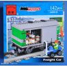 Enlighten 637 Qman 637 non  TOA XE bộ đồ chơi xếp lắp ráp ghép mô hình Trains TRAIN FREIGHT CAR Tàu Hỏa 142 khối