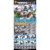 PanlosBrick 630001 Panlos Brick 630001 non  8 CẢNH NHỎ bộ đồ chơi xếp lắp ráp ghép mô hình Tigers TIGERS SPECIAL OP'S FLYING Đặc Nhiệm Cọp 340 khối
