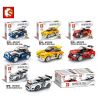 SEMBO 607040 607109 SHENG YUAN SY 5067 non  XE ĐUA VOLKSWAGEN POLO bộ đồ chơi xếp lắp ráp ghép mô hình Speed Champions Racing Cars FAMOUS CAR RALLY Đua Xe Công Thức 193 khối