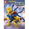 SEMBO 108651 non  SIÊU THÚ TỐI THƯỢNG KILLER SAULUS bộ đồ chơi xếp lắp ráp ghép mô hình Ultraman ULTRAMAN HEROS Vệ Binh Vũ Trụ Siêu Nhân Điện Quang 536 khối
