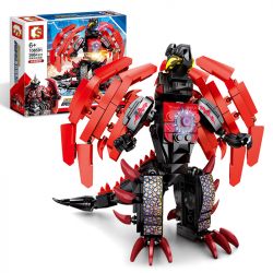 SEMBO 108591 non  QUÁI THÚ DUNG HỢP BERIA MẠNH NHẤT CHIMEI LABELLES bộ đồ chơi xếp lắp ráp ghép mô hình Ultraman ULTRAMAN HEROS Vệ Binh Vũ Trụ Siêu Nhân Điện Quang 386 khối