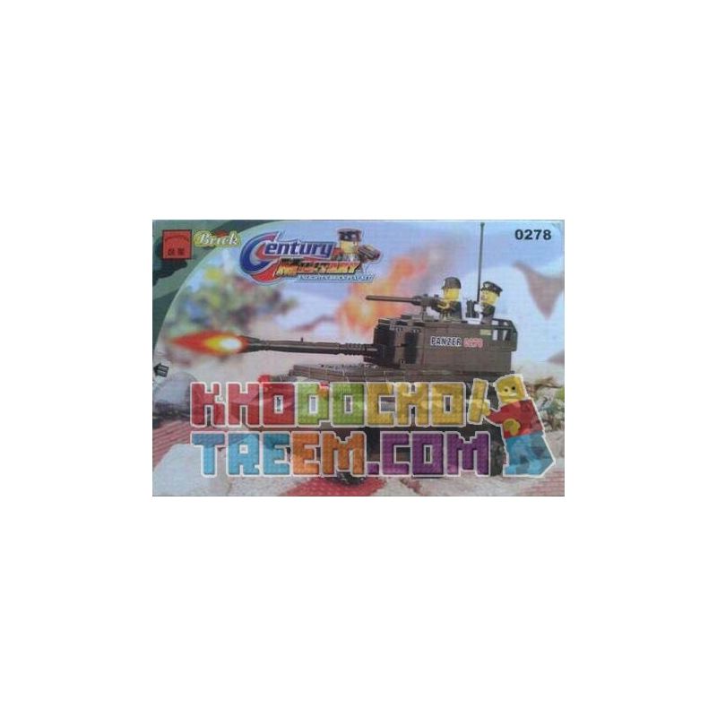 Enlighten 0278 Qman 0278 non  XE BỌC THÉP ĐA CHỨC NĂNG bộ đồ chơi xếp lắp ráp ghép mô hình Military Army Quân Sự Bộ Đội