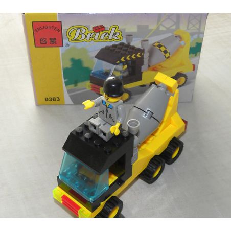 Enlighten 0383 Qman 0383 non  XE TRỘN bộ đồ chơi xếp lắp ráp ghép mô hình City Thành Phố