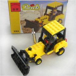 Enlighten 0384 Qman 0384 non  CHIẾC XE ỦI bộ đồ chơi xếp lắp ráp ghép mô hình City Thành Phố