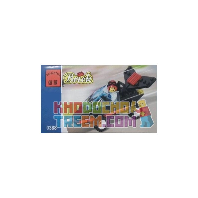 Enlighten 0388 Qman 0388 non  XE HƠI bộ đồ chơi xếp lắp ráp ghép mô hình City Thành Phố