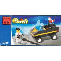 Enlighten 0389 Qman 0389 non  PHƯƠNG TIỆN SỬA CHỮA VEN BIỂN bộ đồ chơi xếp lắp ráp ghép mô hình City Thành Phố