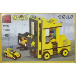 Enlighten 0493 Qman 0493 non  XE NÂNG HẠNG NẶNG bộ đồ chơi xếp lắp ráp ghép mô hình City Thành Phố 196 khối