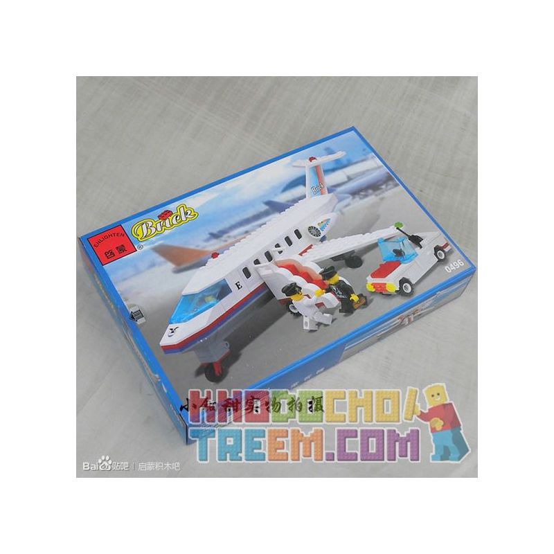 BRIC TEK 21522 Enlighten 0496 Qman 0496 non  MÁY BAY CHỞ KHÁCH HÀNG KHÔNG VŨ TRỤ bộ đồ chơi xếp lắp ráp ghép mô hình City Thành Phố