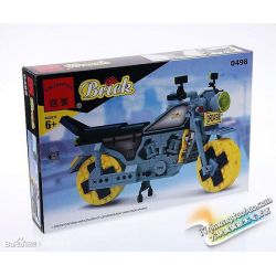 Enlighten 0498 Qman 0498 non  XE MÁY GIÁC NGỘ bộ đồ chơi xếp lắp ráp ghép mô hình Motorcycle Motorbike Xe Hai Bánh