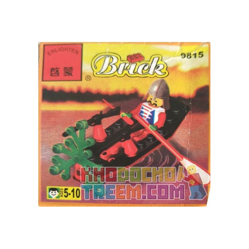 Enlighten 9815 Qman 9815 non  TÀU CƯỚP BIỂN bộ đồ chơi xếp lắp ráp ghép mô hình  CORSAIR Kỹ Thuật Công Nghệ Cao Mô Hình Phương Tiện 23 khối