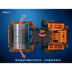 Winner 7055 non  TRỤC LĂN bộ đồ chơi xếp lắp ráp ghép mô hình  TECHNIQUE COMPACTOR Kỹ Thuật Công Nghệ Cao Mô Hình Phương Tiện 369 khối