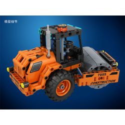 Winner 7055 non  TRỤC LĂN bộ đồ chơi xếp lắp ráp ghép mô hình  TECHNIQUE COMPACTOR Kỹ Thuật Công Nghệ Cao Mô Hình Phương Tiện 369 khối