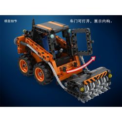 Winner 7056 non  ĐỒ ỦI TUYẾT bộ đồ chơi xếp lắp ráp ghép mô hình  TECHNIQUE SNOW SWEEPER Kỹ Thuật Công Nghệ Cao Mô Hình Phương Tiện 372 khối