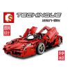 SEMBO 701020 non  ENZO FERRAI 1:10. tỷ lệ 1:10 bộ đồ chơi xếp lắp ráp ghép mô hình  ENZO FERRARI Kỹ Thuật Công Nghệ Cao Mô Hình Phương Tiện 2569 khối