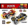 SHENG YUAN SY 7054A 7054B 7054 non  2 XE ĐẦU KÉO bộ đồ chơi xếp lắp ráp ghép mô hình The  Ninjago Movie NINJA MASTER Ninja Lốc Xoáy 425 khối