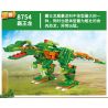 GUDI 8754 non  KHỦNG LONG TÁM TRONG MỘT bộ đồ chơi xếp lắp ráp ghép mô hình Power Rangers Super Sentai 5 Anh Em Siêu Nhân 386 khối