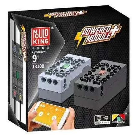 MouldKing 13100-1 M-0006 0006 M0006 Mould King 13100-1 M-0006 0006 M0006 non  ĐIỀU KHIỂN TỪ XA YUXING MOWANG VÀ BỘ THU PIN LITHIUM 4.0 bộ đồ chơi xếp lắp ráp ghép mô hình  POWERED MODULE Kỹ Thuật Công Nghệ Cao Mô Hình Phương Tiện 2 khối