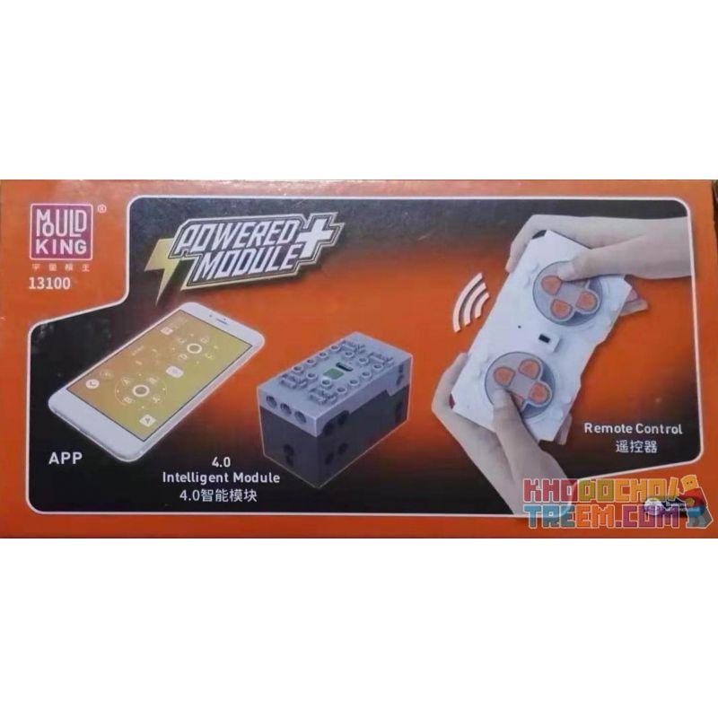 MouldKing 13100-1 M-0006 0006 M0006 Mould King 13100-1 M-0006 0006 M0006 non  ĐIỀU KHIỂN TỪ XA YUXING MOWANG VÀ BỘ THU PIN LITHIUM 4.0 bộ đồ chơi xếp lắp ráp ghép mô hình  POWERED MODULE Kỹ Thuật Công Nghệ Cao Mô Hình Phương Tiện 2 khối