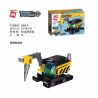 Enlighten 1806 Qman 1806 non  8 XE KỸ THUẬT bộ đồ chơi xếp lắp ráp ghép mô hình Transformers TRANS-COLLECTOR Robot Đại Chiến Người Máy Biến Hình 310 khối