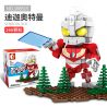 SEMBO 108515 non  TIGA ULTRAMAN MẠNH MẼ bộ đồ chơi xếp lắp ráp ghép mô hình ULTRAMAN HEROES Vệ Binh Vũ Trụ Siêu Nhân Điện Quang 266 khối