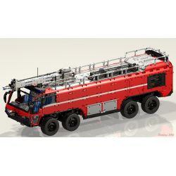 CAROLINE CM003 MouldKing 19004 Mould King 19004 REBRICKABLE MOC-4446 4446 MOC4446 non  XE CỨU HỘ SÂN BAY bộ đồ chơi xếp lắp ráp ghép mô hình  AIRPORT CRASH TENDER Kỹ Thuật Công Nghệ Cao Mô Hình Phương Tiện 7177 khối