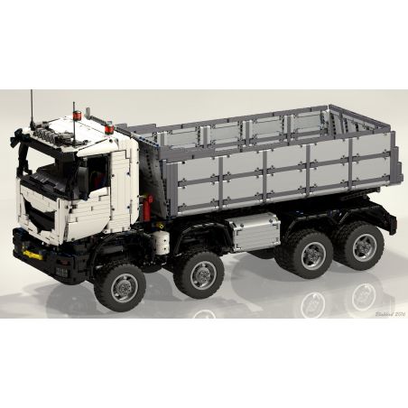 MouldKing 19013 Mould King 19013 REBRICKABLE MOC-5287 5287 MOC5287 non  XE BEN 8X8 bộ đồ chơi xếp lắp ráp ghép mô hình  DUMP TRUCK 8X8 Kỹ Thuật Công Nghệ Cao Mô Hình Phương Tiện 5572 khối