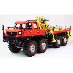 MouldKing 13146 Mould King 13146 REBRICKABLE MOC-15805 15805 MOC15805 non  XE ĐỊA HÌNH 8 × CÓ KHỚP NỐI bộ đồ chơi xếp lắp ráp ghép mô hình  ARTICULATED 8×8 OFFROAD TRUCK Kỹ Thuật Công Nghệ Cao Mô Hình Phương Tiện 3053 khối