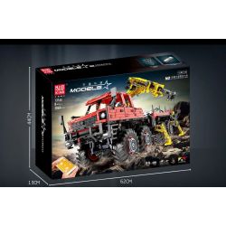 MouldKing 13146 Mould King 13146 REBRICKABLE MOC-15805 15805 MOC15805 non  XE ĐỊA HÌNH 8 × CÓ KHỚP NỐI bộ đồ chơi xếp lắp ráp ghép mô hình  ARTICULATED 8×8 OFFROAD TRUCK Kỹ Thuật Công Nghệ Cao Mô Hình Phương Tiện 3053 khối