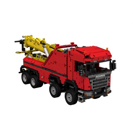 REBRICKABLE MOC-0583 0583 MOC0583 non  SCANIA 8X8 XE TẢI CHỞ HÀNG CỰC ĐOAN bộ đồ chơi xếp lắp ráp ghép mô hình  SCANIA 8X8 EXTREME TOW TRUCK Kỹ Thuật Công Nghệ Cao Mô Hình Phương Tiện 2744 khối