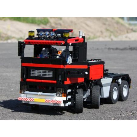 REBRICKABLE MOC-0240 0240 MOC0240 non  XE TẢI 8X4 bộ đồ chơi xếp lắp ráp ghép mô hình  TRUCK 8X4 Kỹ Thuật Công Nghệ Cao Mô Hình Phương Tiện 2050 khối