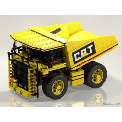 REBRICKABLE MOC-5708 5708 MOC5708 non  XE TẢI KHAI THÁC bộ đồ chơi xếp lắp ráp ghép mô hình  MINING TRUCK Kỹ Thuật Công Nghệ Cao Mô Hình Phương Tiện 2127 khối