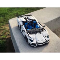 EXTRAORDINARY F10002 10002 LEZHUANG LZ2101 2101 REBRICKABLE MOC-17698 17698 MOC17698 ZHEGAO QL0430 0430 non  LAMBORGHINI AVENTADOR SVJ ROADSTER 1 8 tỷ lệ 1:8 bộ đồ chơi xếp lắp ráp ghép mô hình  Kỹ Thuật Công Nghệ Cao Mô Hình Phương Tiện 3556 khối