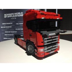 REBRICKABLE MOC-6086 6086 MOC6086 non  XE TẢI SCANIA THẾ HỆ MỚI bộ đồ chơi xếp lắp ráp ghép mô hình  NEXTGEN SCANIA TRUCK Kỹ Thuật Công Nghệ Cao Mô Hình Phương Tiện 1661 khối