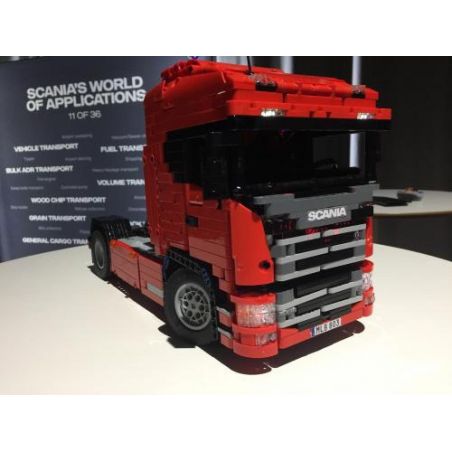 REBRICKABLE MOC-6086 6086 MOC6086 non  XE TẢI SCANIA THẾ HỆ MỚI bộ đồ chơi xếp lắp ráp ghép mô hình  NEXTGEN SCANIA TRUCK Kỹ Thuật Công Nghệ Cao Mô Hình Phương Tiện 1661 khối