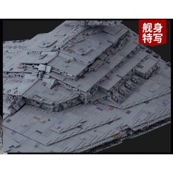 MouldKing 13135 Mould King 13135 REBRICKABLE MOC-23556 23556 MOC23556 non  KẺ HỦY DIỆT SAO ĐẾ VƯƠNG bộ đồ chơi xếp lắp ráp ghép mô hình Star Wars ISD MONARCH Chiến Tranh Giữa Các Vì Sao 11353 khối