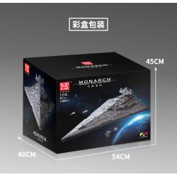 MouldKing 13135 Mould King 13135 REBRICKABLE MOC-23556 23556 MOC23556 non  KẺ HỦY DIỆT SAO ĐẾ VƯƠNG bộ đồ chơi xếp lắp ráp ghép mô hình Star Wars ISD MONARCH Chiến Tranh Giữa Các Vì Sao 11353 khối