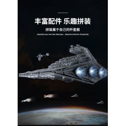 MouldKing 13135 Mould King 13135 REBRICKABLE MOC-23556 23556 MOC23556 non  KẺ HỦY DIỆT SAO ĐẾ VƯƠNG bộ đồ chơi xếp lắp ráp ghép mô hình Star Wars ISD MONARCH Chiến Tranh Giữa Các Vì Sao 11353 khối