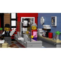 LIN07 00958 URGE 10198 REBRICKABLE MOC-22101 22101 MOC22101 non  BƯU ĐIỆN PLAZA bộ đồ chơi xếp lắp ráp ghép mô hình Creator BRICK SQUARE POST OFFICE Sáng Tạo 3450 khối