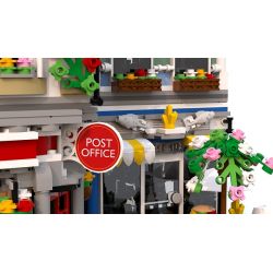 LIN07 00958 URGE 10198 REBRICKABLE MOC-22101 22101 MOC22101 non  BƯU ĐIỆN PLAZA bộ đồ chơi xếp lắp ráp ghép mô hình Creator BRICK SQUARE POST OFFICE Sáng Tạo 3450 khối