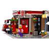 LIN07 00958 URGE 10198 REBRICKABLE MOC-22101 22101 MOC22101 non  BƯU ĐIỆN PLAZA bộ đồ chơi xếp lắp ráp ghép mô hình Creator BRICK SQUARE POST OFFICE Sáng Tạo 3450 khối