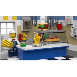 LIN07 00958 URGE 10198 REBRICKABLE MOC-22101 22101 MOC22101 non  BƯU ĐIỆN PLAZA bộ đồ chơi xếp lắp ráp ghép mô hình Creator BRICK SQUARE POST OFFICE Sáng Tạo 3450 khối