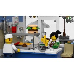 LIN07 00958 URGE 10198 REBRICKABLE MOC-22101 22101 MOC22101 non  BƯU ĐIỆN PLAZA bộ đồ chơi xếp lắp ráp ghép mô hình Creator BRICK SQUARE POST OFFICE Sáng Tạo 3450 khối