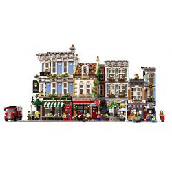 LIN07 00958 URGE 10198 REBRICKABLE MOC-22101 22101 MOC22101 non  BƯU ĐIỆN PLAZA bộ đồ chơi xếp lắp ráp ghép mô hình Creator BRICK SQUARE POST OFFICE Sáng Tạo 3450 khối