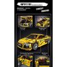 DK 2103 LIN07 0023 MouldKing 13127 Mould King 13127 REBRICKABLE MOC-4463 4463 MOC4463 non  AUDI R8 V10 1:10 tỷ lệ 1:10 bộ đồ chơi xếp lắp ráp ghép mô hình  AUDI R8 V10 SECOND GENERATION Kỹ Thuật Công Nghệ Cao Mô Hình Phương Tiện 1839 khối